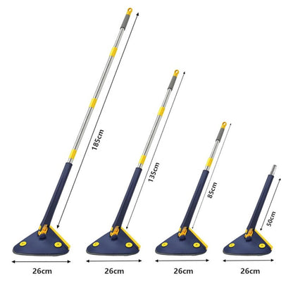 FREGONA TRIANGULAR TELESCOPICA 360* + 5 RECAMBIOS GRATIS